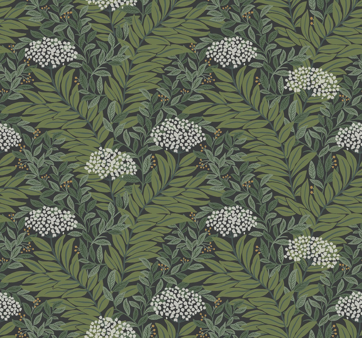 Rifle Paper Co. Highgrove Black Wallpaper