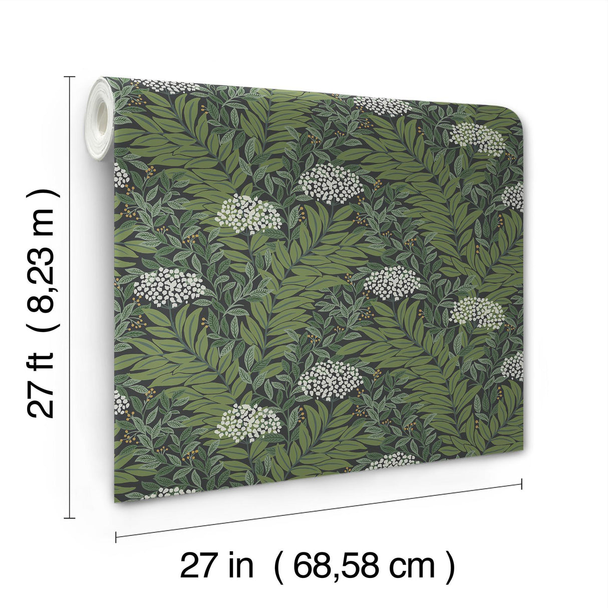 Rifle Paper Co. Highgrove Black Wallpaper