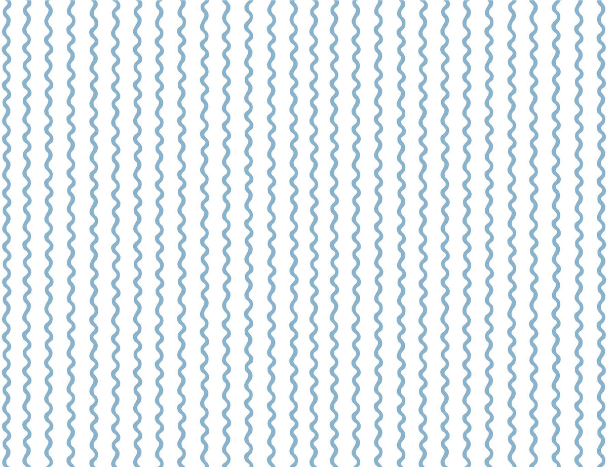 Rifle Paper Co. Rickrack Blue Wallpaper