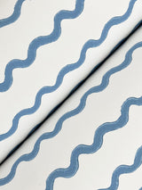 Rifle Paper Co. Rickrack Blue Wallpaper