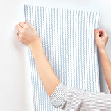 Rifle Paper Co. Rickrack Blue Wallpaper