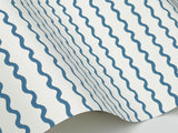 Rifle Paper Co. Rickrack Blue Wallpaper