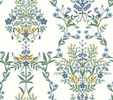 Rifle Paper Co. Luxembourg White & Blue Wallpaper