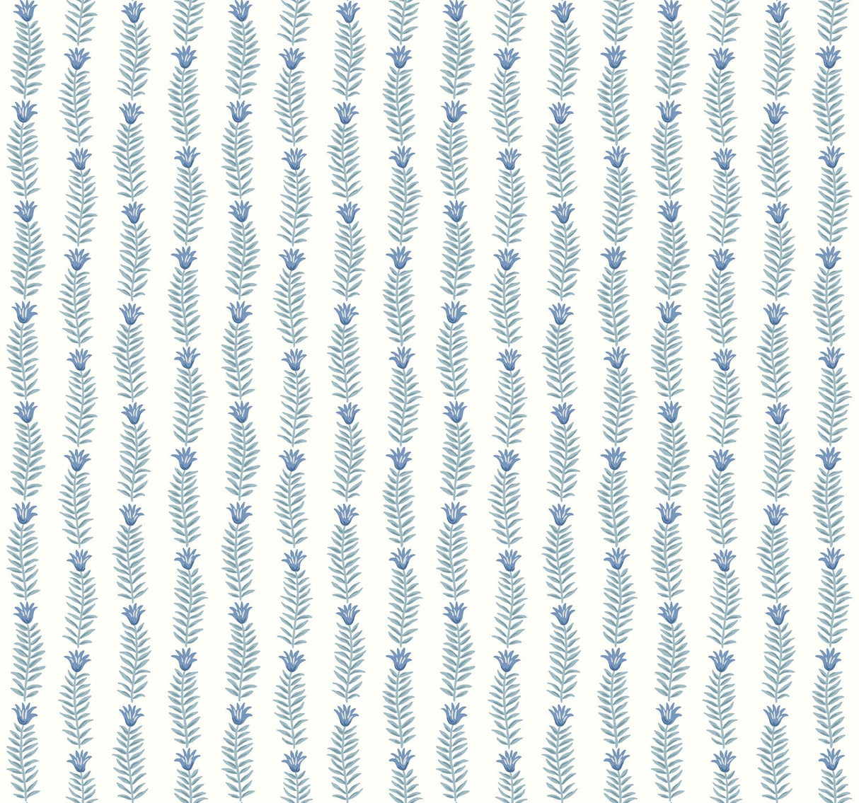 Rifle Paper Co. Eden White & Blue Wallpaper