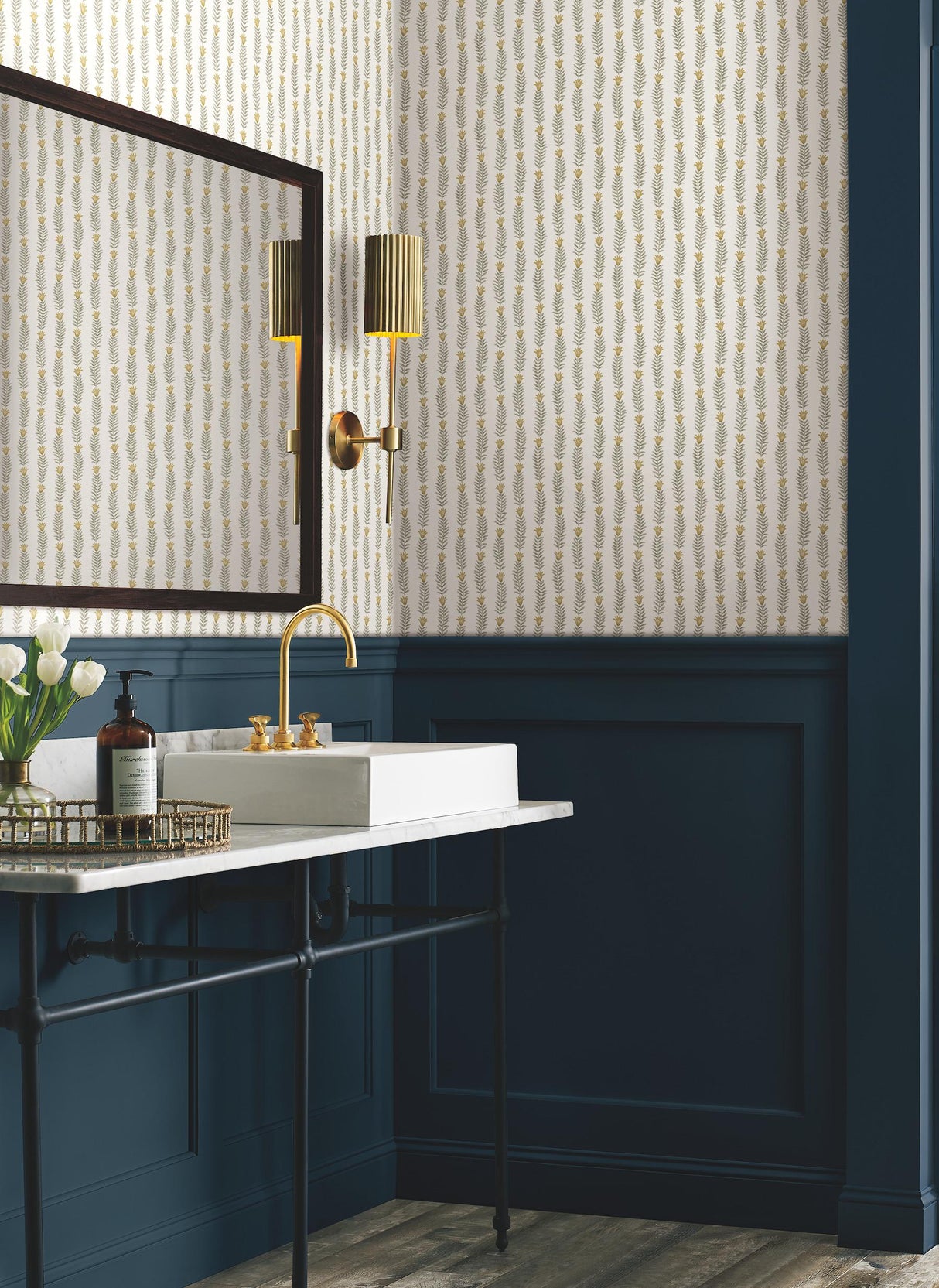 Rifle Paper Co. Eden White & Beige Wallpaper