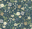 Rifle Paper Co. Strawberry Fields Blue & Green Wallpaper