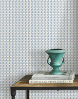 Rifle Paper Co. Petal White & Blue Wallpaper