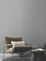 Ronald Redding Designs Vintage Tin Brushed Nickel Wallpaper