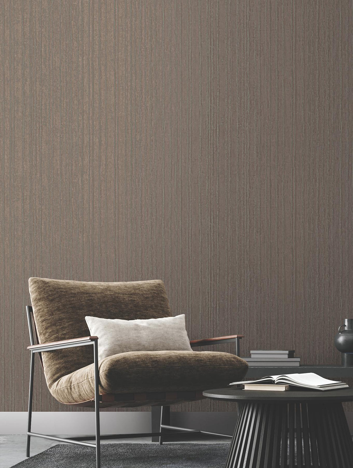 Ronald Redding Designs Vintage Tin Burnished Bronze Wallpaper