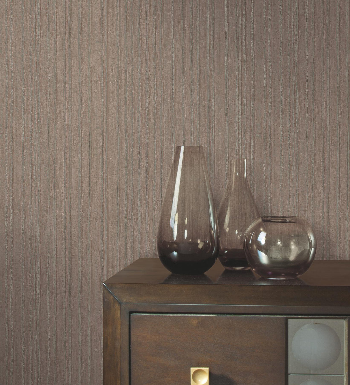 Ronald Redding Designs Vintage Tin Burnished Bronze Wallpaper