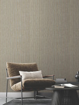 Ronald Redding Designs Vintage Tin Satin Brass Wallpaper