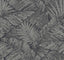 York Wallcoverings Palm Cove Toile Silver & Black Wallpaper