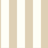 York Wallcoverings 3-in Stripe Tan Metallic Wallpaper