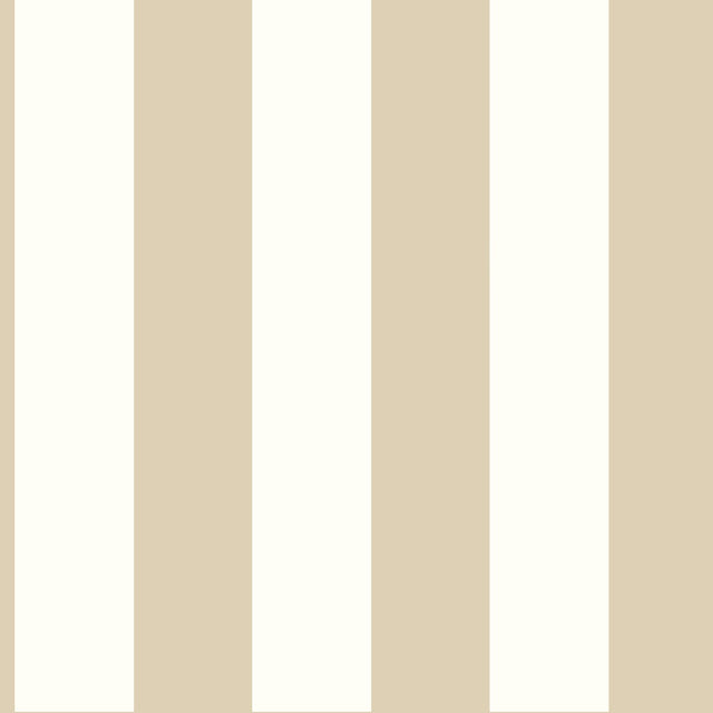 York Wallcoverings 3-in Stripe Tan Metallic Wallpaper