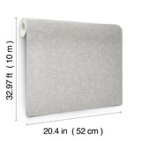 York Wallcoverings Capri Light Grey Wallpaper
