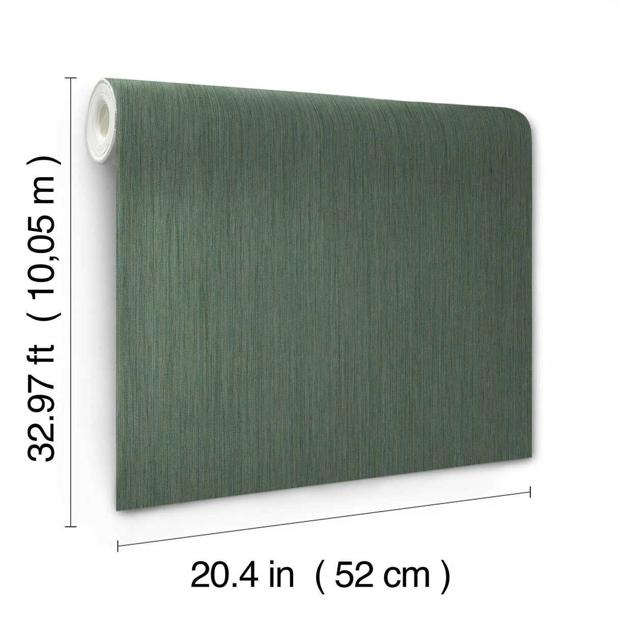 York Wallcoverings Soft Rain Teal Wallpaper