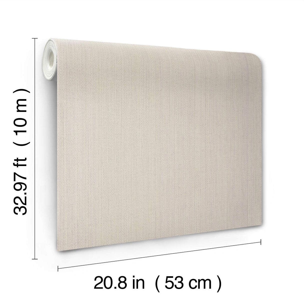 York Wallcoverings Dutch Braid Taupe Wallpaper