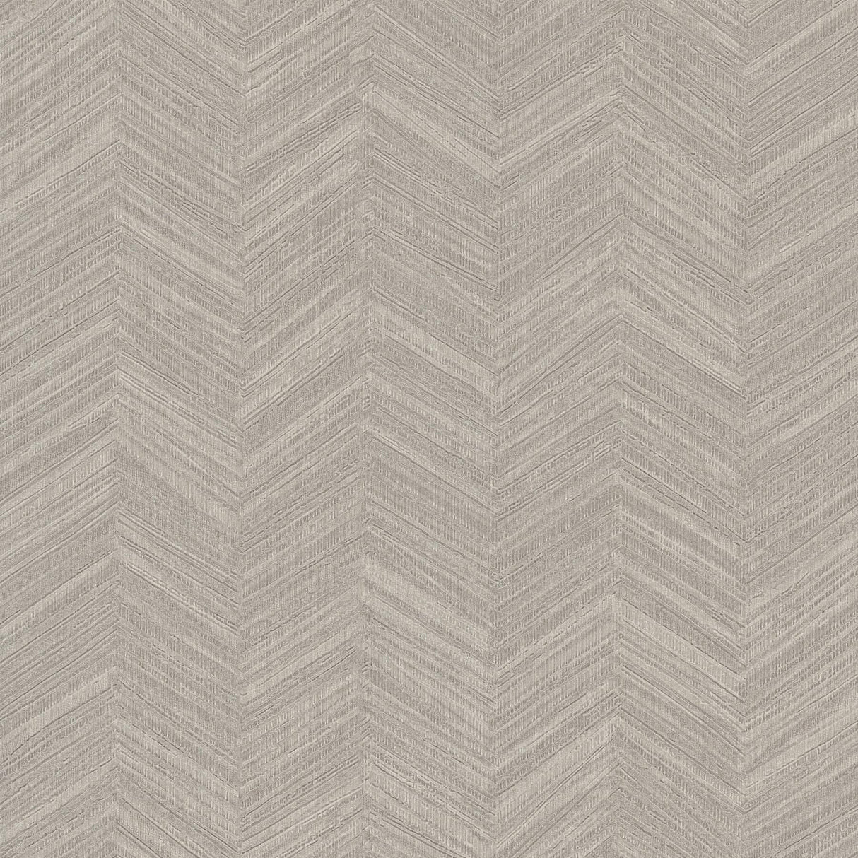 York Wallcoverings Raised Chevron Taupe Wallpaper