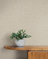 York Wallcoverings Loom Warm Grey Wallpaper