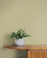 York Wallcoverings Loom Green Wallpaper