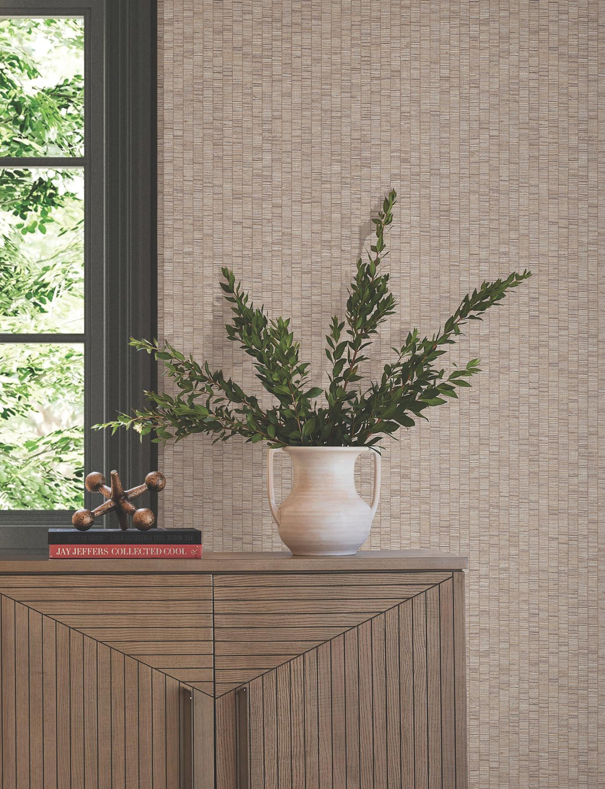 York Wallcoverings Lemuria Taupe Wallpaper