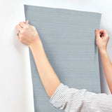 York Wallcoverings Milano Silk Ocean Wallpaper