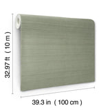 York Wallcoverings Milano Silk Emerald Wallpaper