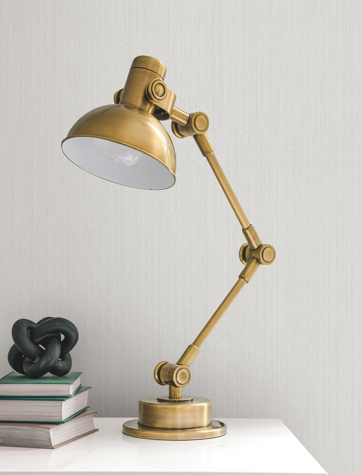 York Wallcoverings Camden Platinum Wallpaper