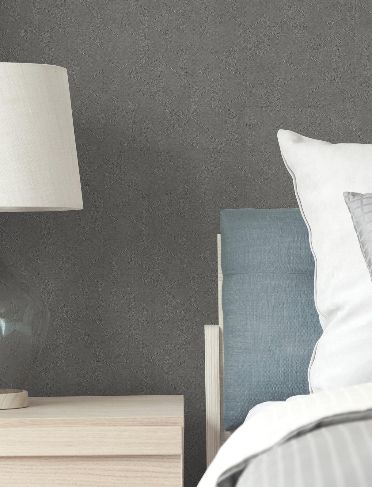 York Wallcoverings Verge Graphite Wallpaper