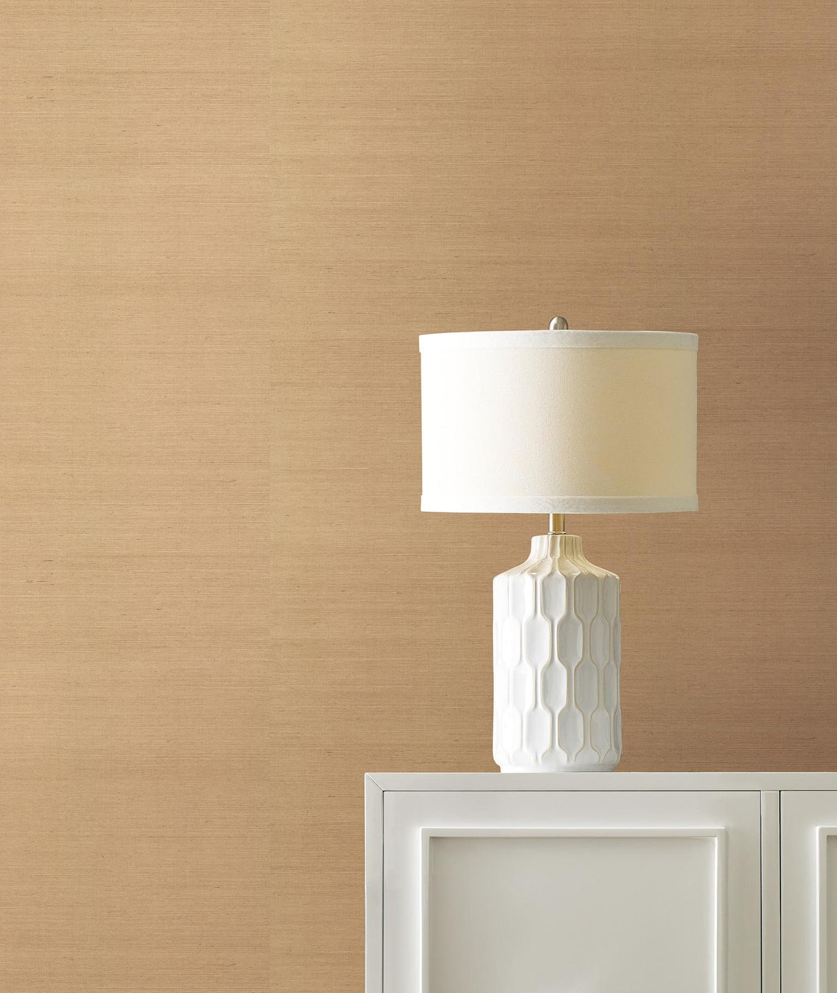 Ronald Redding Designs Maguey Sisal Dove Wallpaper