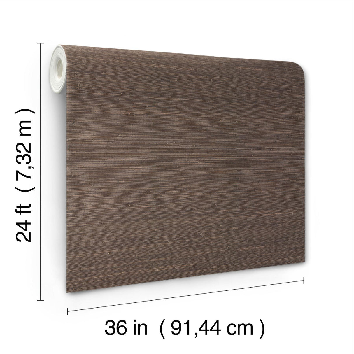 Ronald Redding Designs Knotted Grass Brown Wallpaper