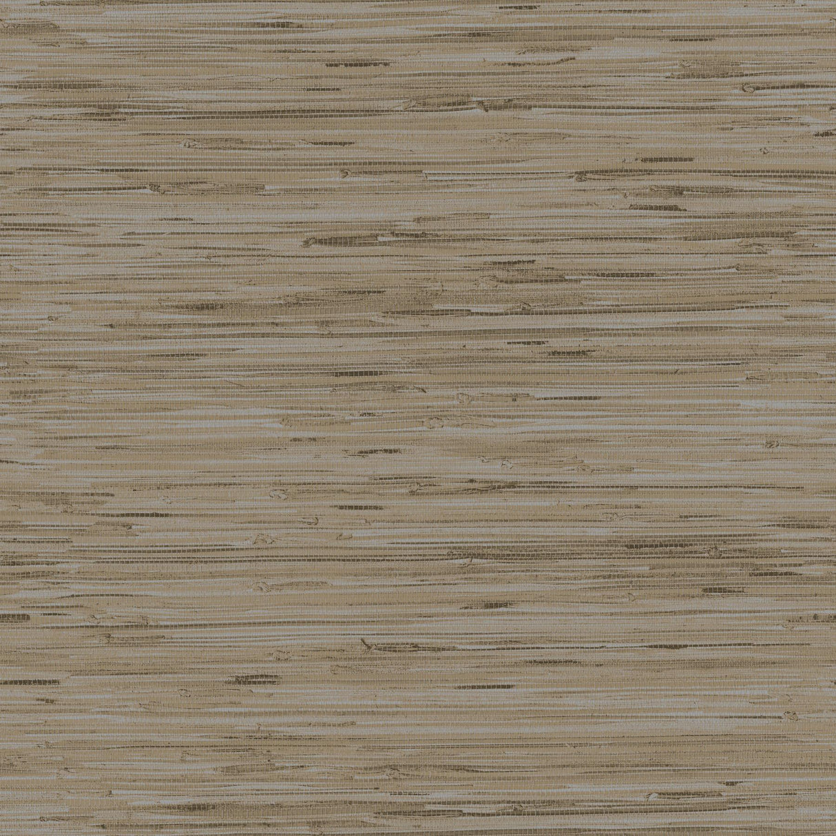 York Wallcoverings Lustrous Grasscloth Silver & Taupe Wallpaper