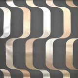 York Wallcoverings Ribbon Black Wallpaper
