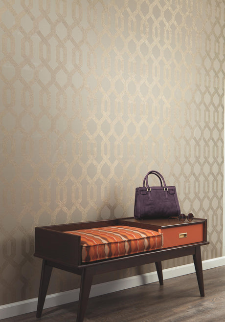 York Wallcoverings Viva Lounge Black Wallpaper