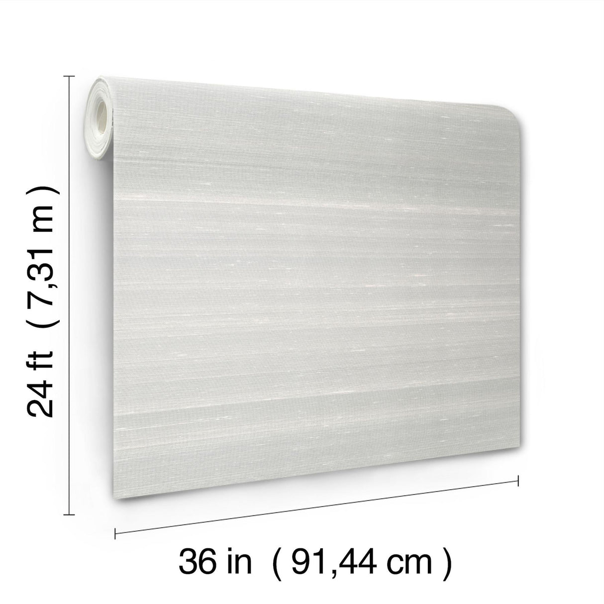 Ronald Redding Designs Saori Pearl Silk Specialty Wallpaper
