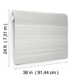 Ronald Redding Designs Saori Pearl Silk Specialty Wallpaper