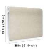 Ronald Redding Designs Saori Sand Silk Specialty Wallpaper