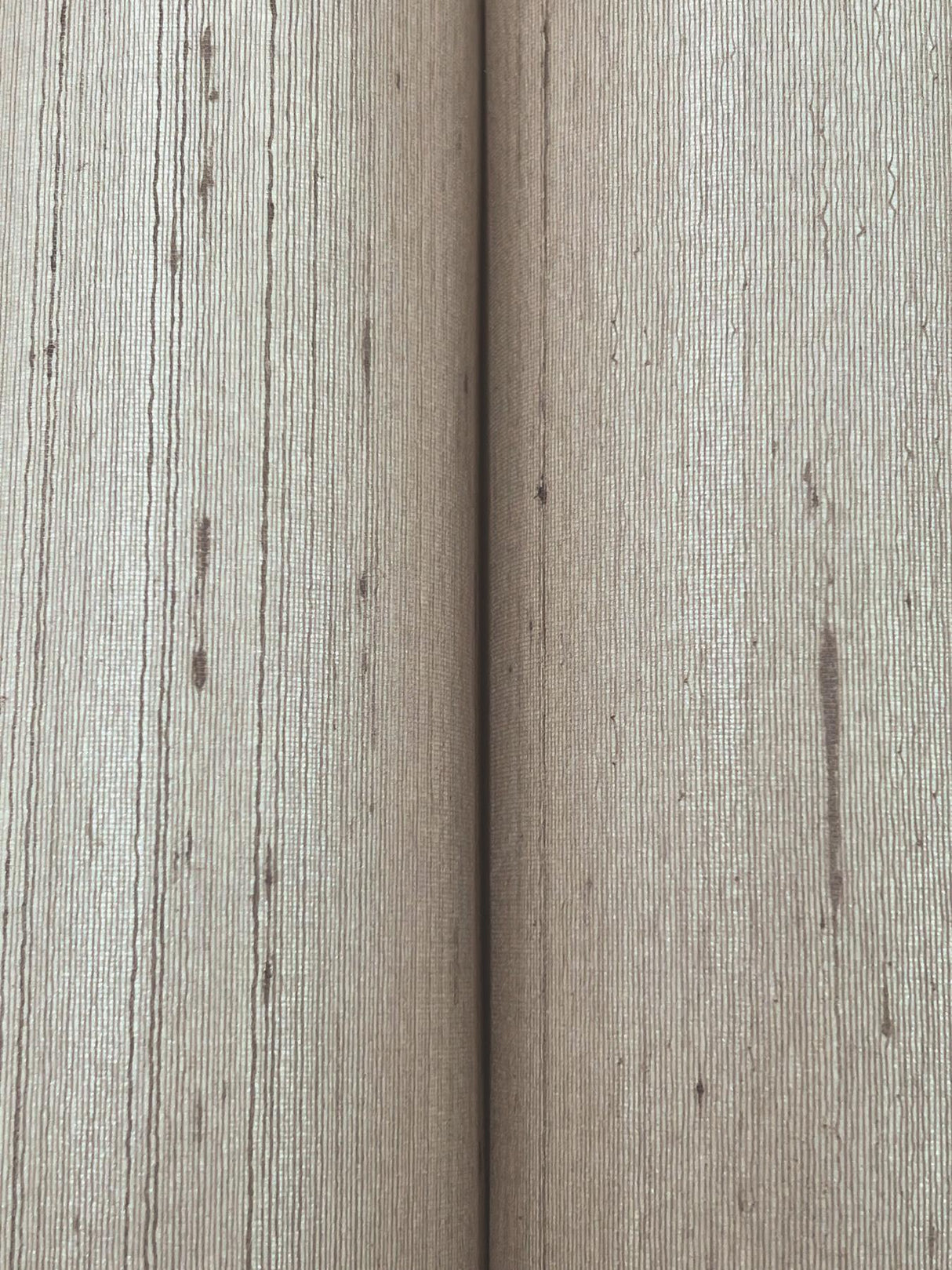 Ronald Redding Designs Saori Taupe Silk Specialty Wallpaper