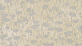 Ronald Redding Designs Shimmering Poppies Cream & Silver Wallpaper
