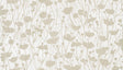 Ronald Redding Designs Shimmering Poppies White & Gold Wallpaper