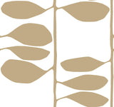 York Wallcoverings Sculpted Vines Gold Wallpaper