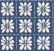 York Wallcoverings Mimosa Fleur Ultramarine Wallpaper