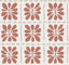York Wallcoverings Mimosa Fleur Terracotta Wallpaper