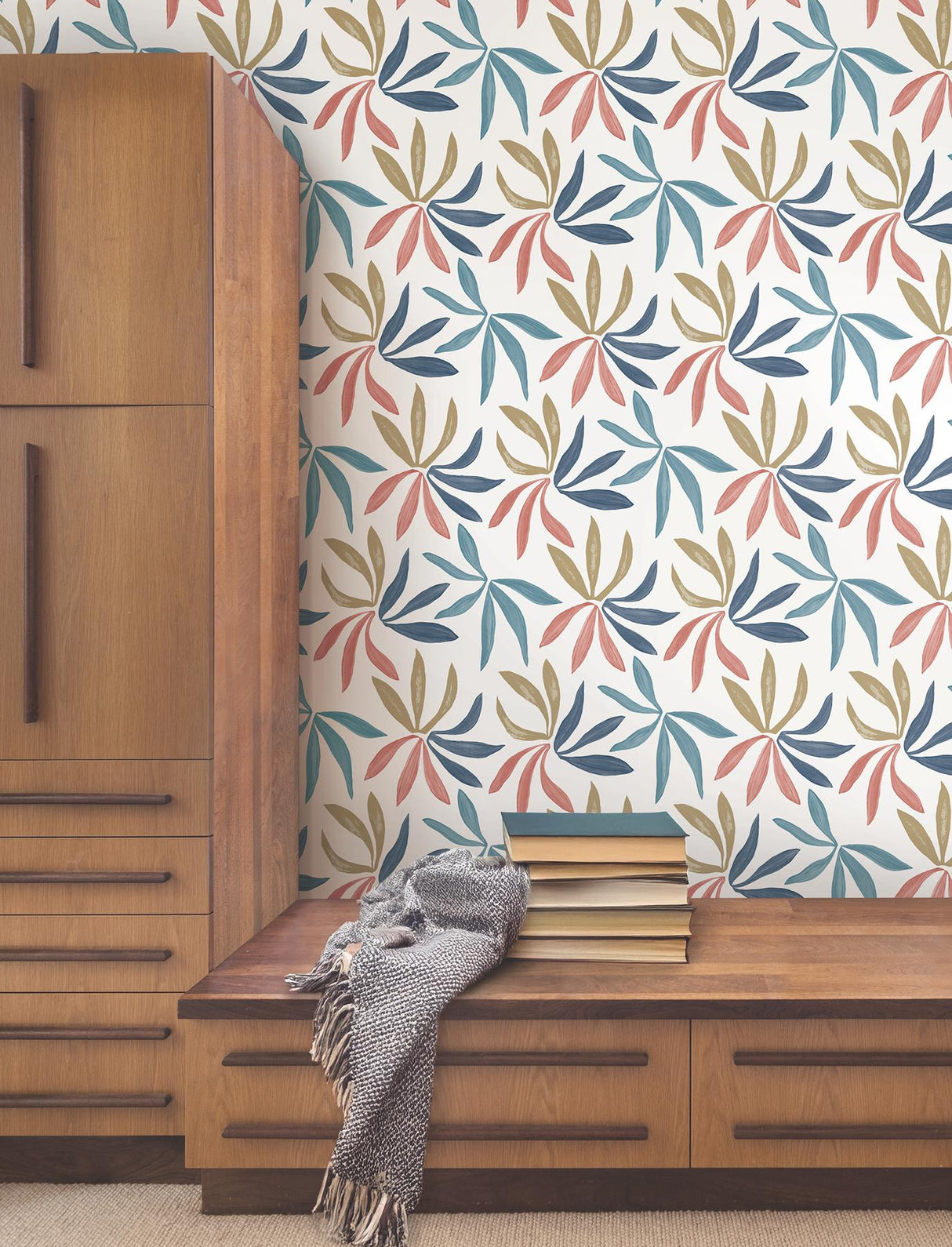 York Wallcoverings Little Garden Multicolor Wallpaper