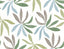 York Wallcoverings Little Garden Alpine & Sky & Silver Wallpaper