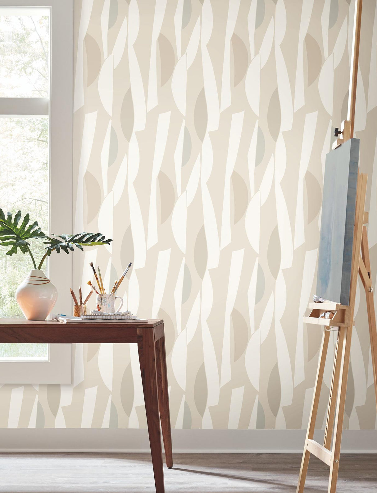 York Wallcoverings Balance Nude Wallpaper