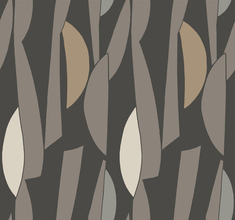 York Wallcoverings Balance Carbon & Graphite Wallpaper