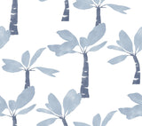 York Wallcoverings Painted Oasis Ultramarine Wallpaper
