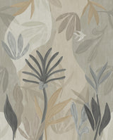 York Wallcoverings Chambord Gardens Graphite & Carbon Wallpaper