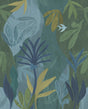 York Wallcoverings Chambord Gardens Ultramarine Wallpaper